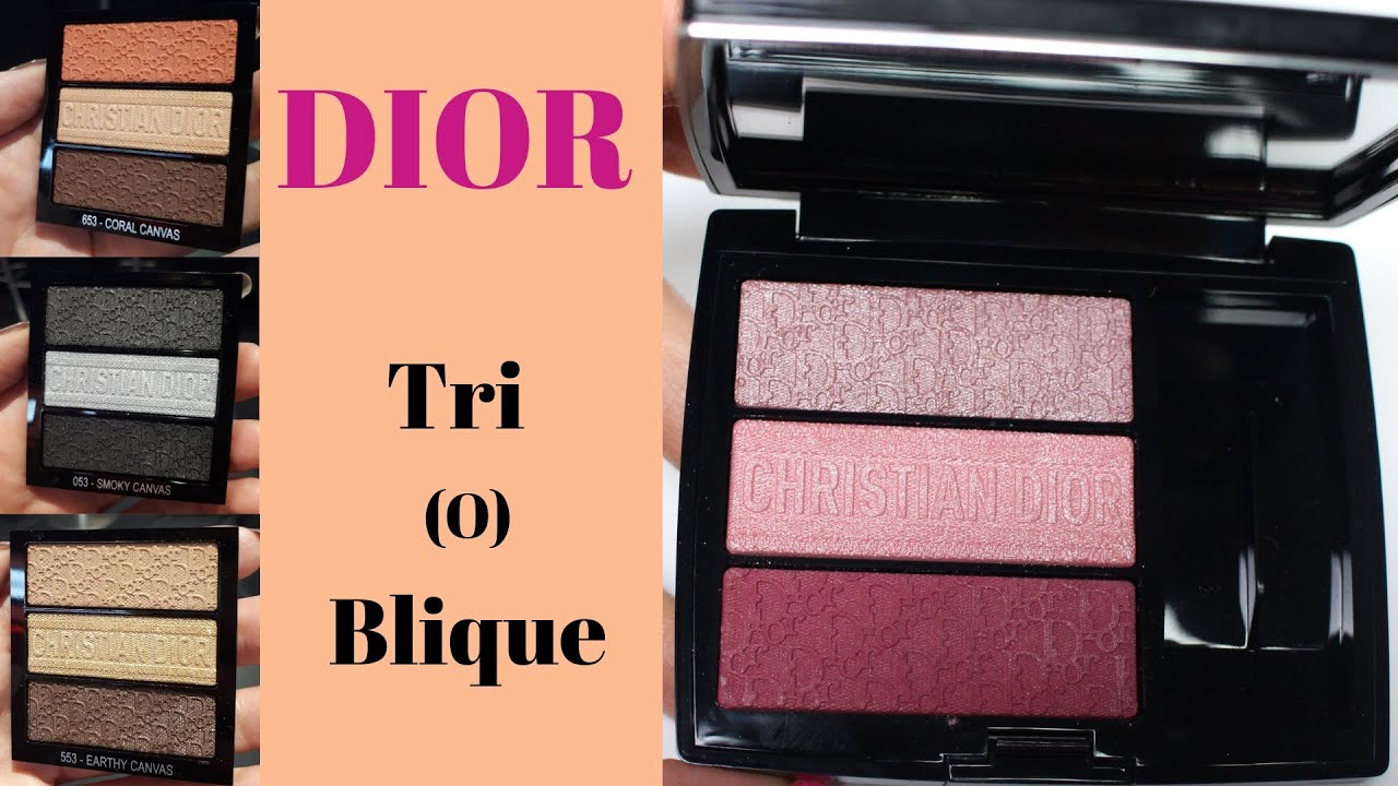NEW | DIOR Tri(o)blique | 3 Couleurs eyeshadow palettes | Review | Angela van Rose