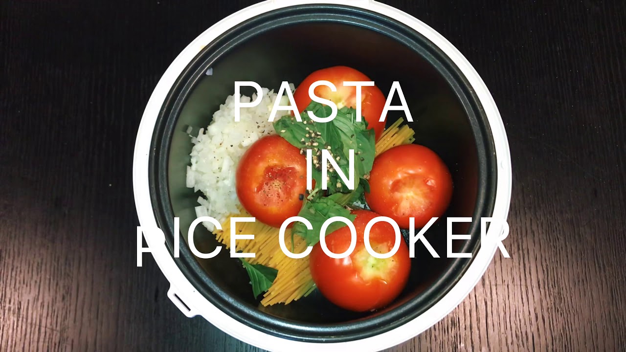 Pasta in one pot/ Rice cooker for travelers / Pasta Pomodoro
