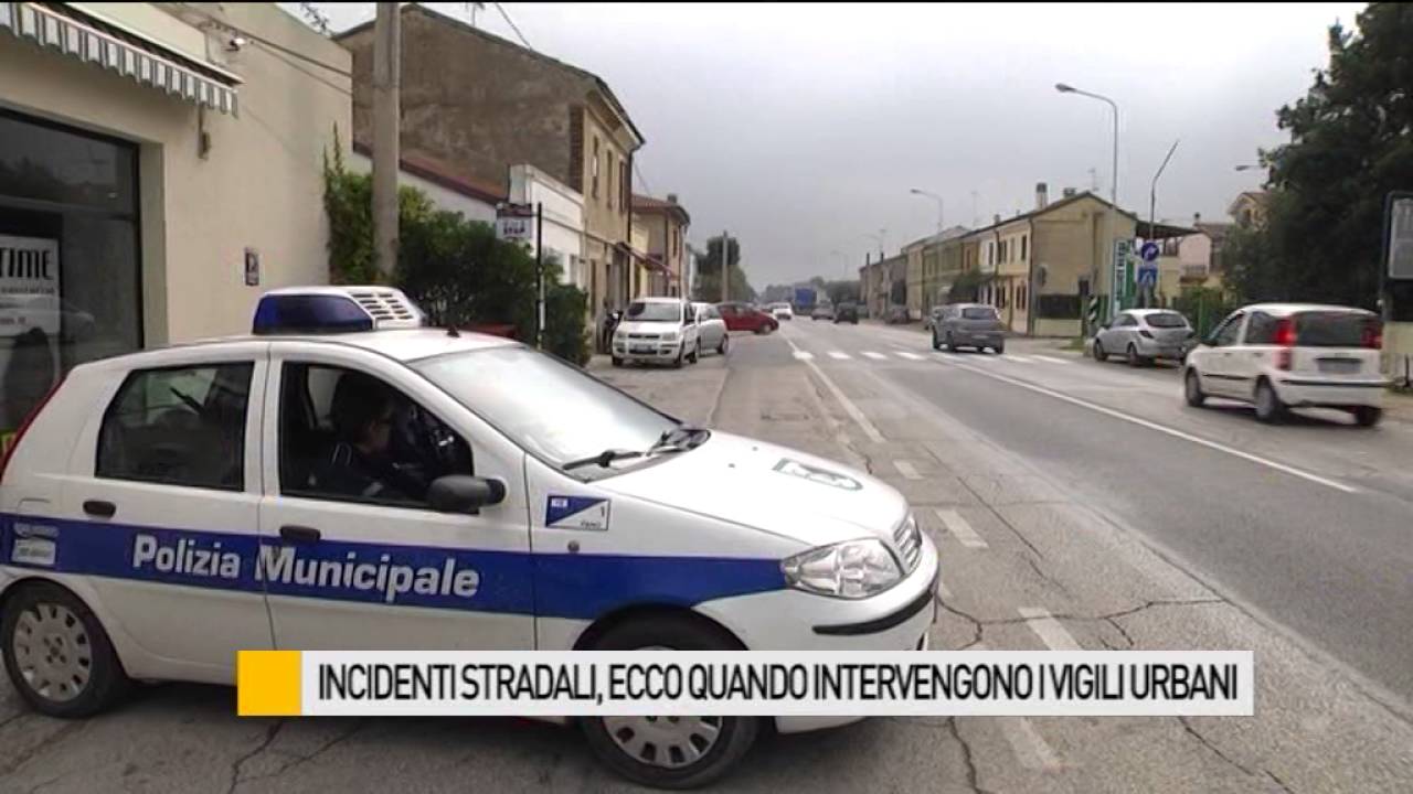 Incidenti stradali, ecco quando intervengono i vigili urbani