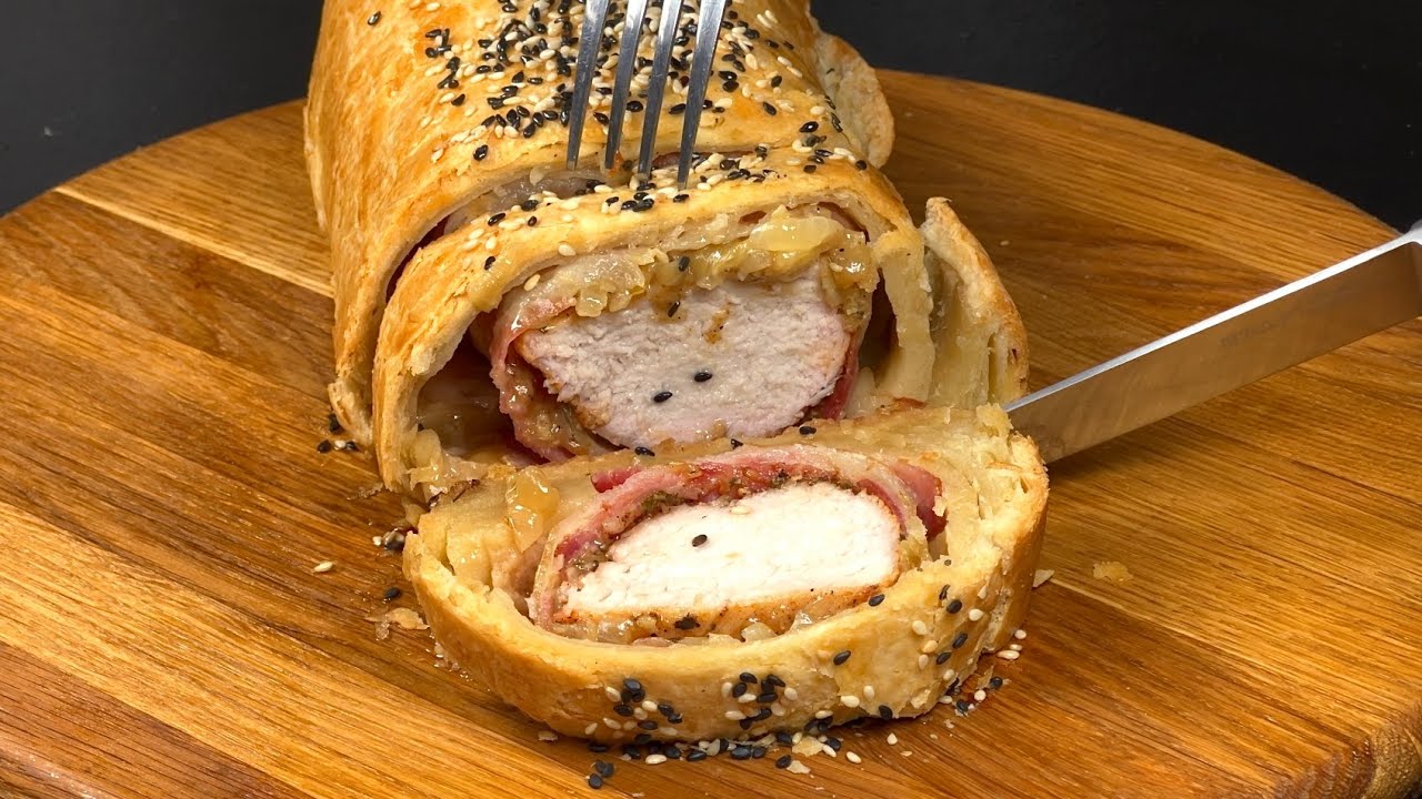Der Koch hat mir diesen Trick mit Schweinefleisch verraten! Tolle Idee für Schweinefilet!