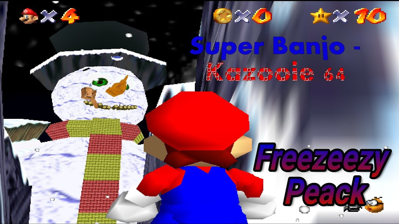 Super Banjo Kazooie 64 Freezeezy Peak 10/32 Stars