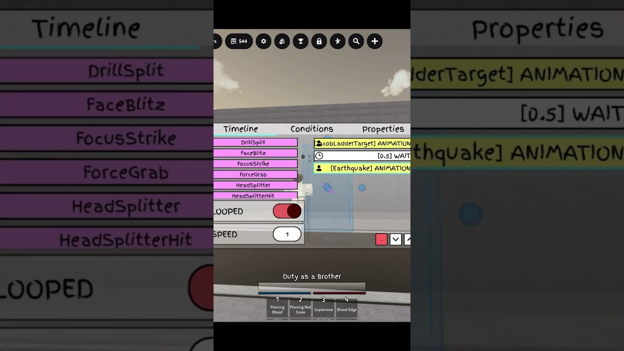 ult animation without no stun #jjs #roblox #battlegrounds