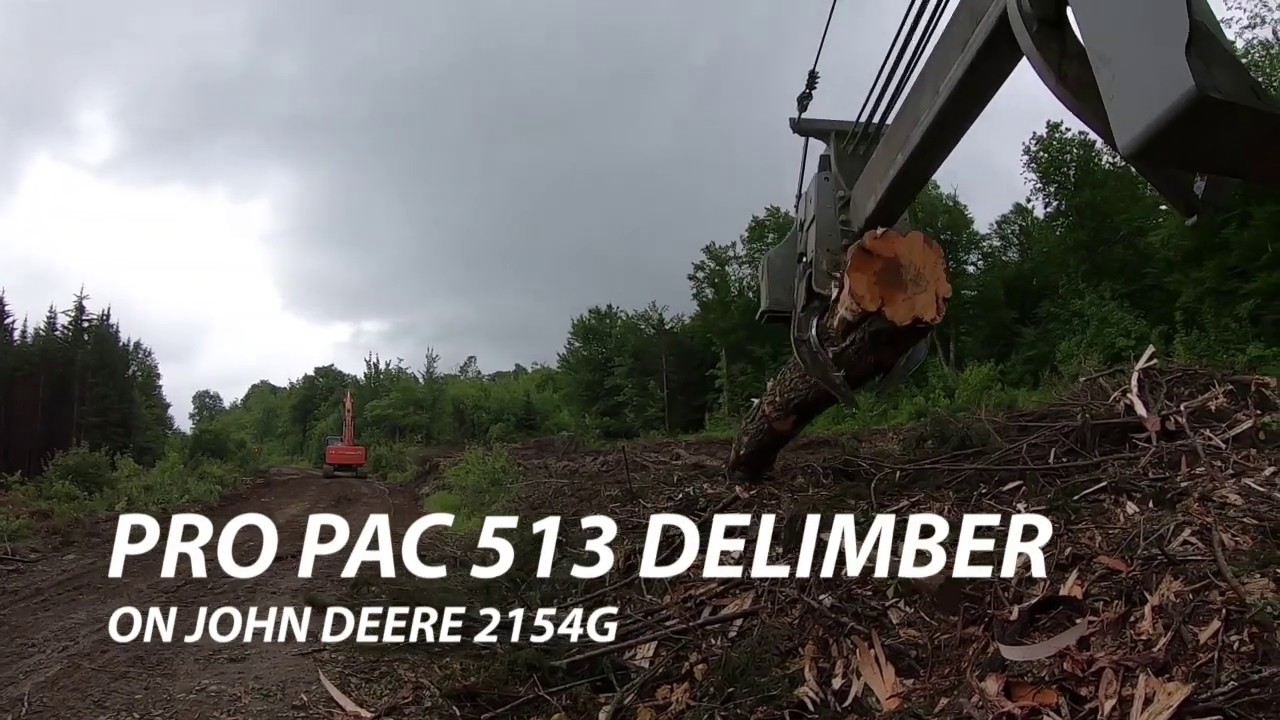 PRO PAC 513 DELIMBER ON A JOHN DEERE 2154G