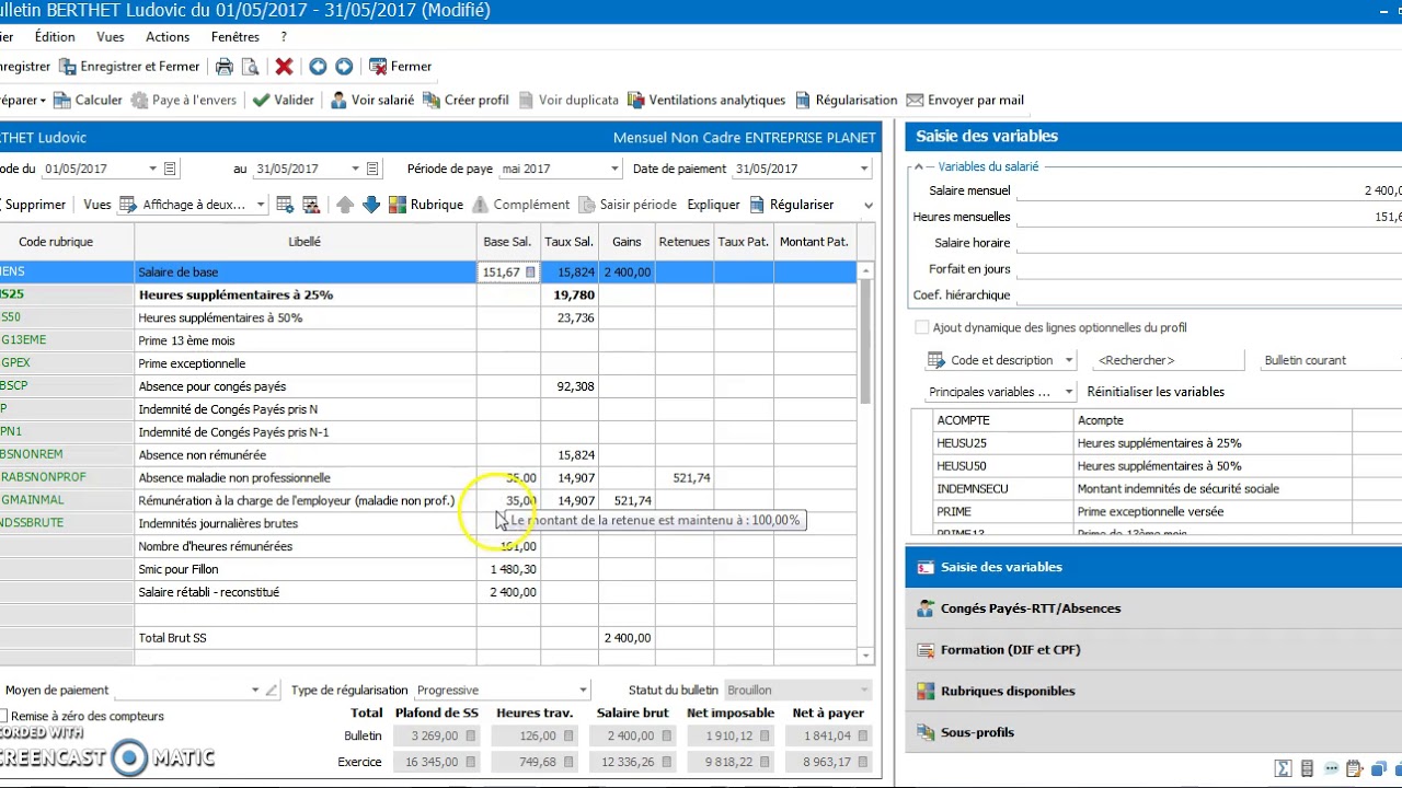 V6  EBP Gestion des absences et des congés payés