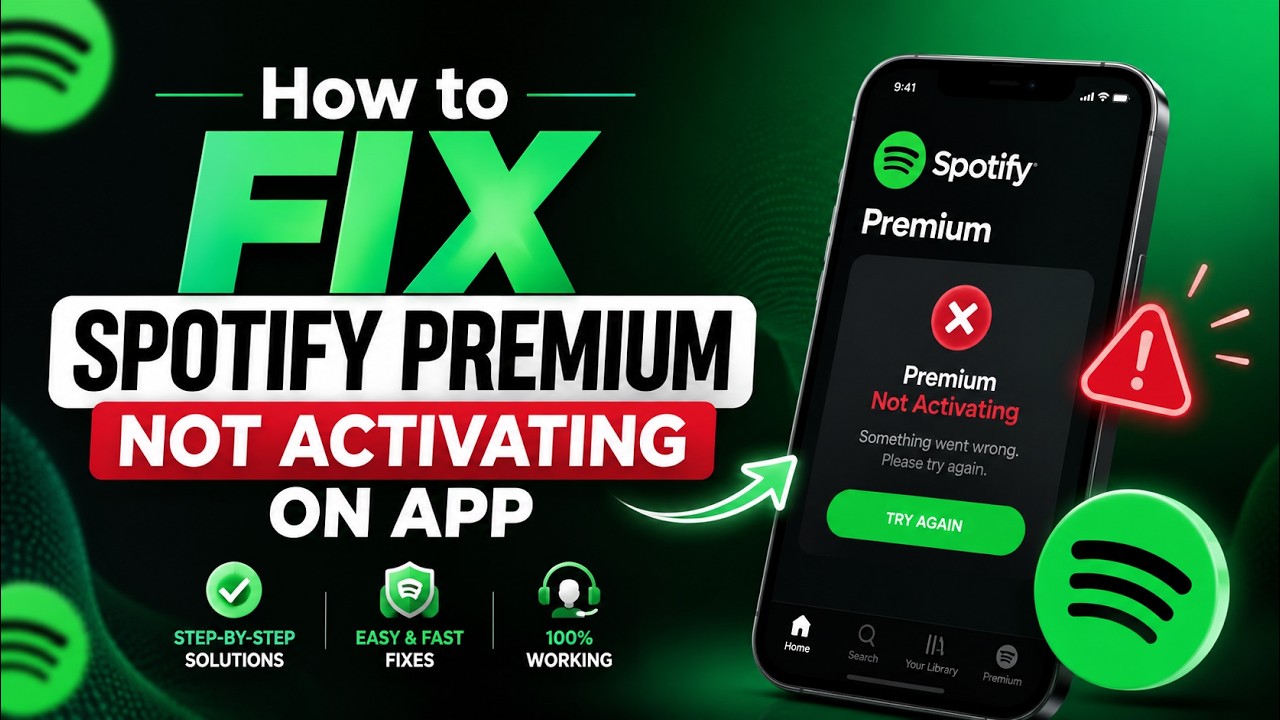 Как исправить проблему с неактивацией Spotify Premium (100% работает до 2026 года)