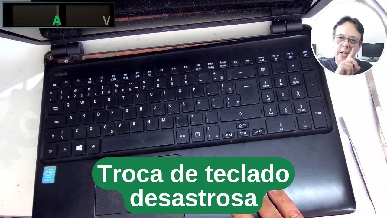 DESESPERADOR! Após troca de teclado notebook liga sem imagem.