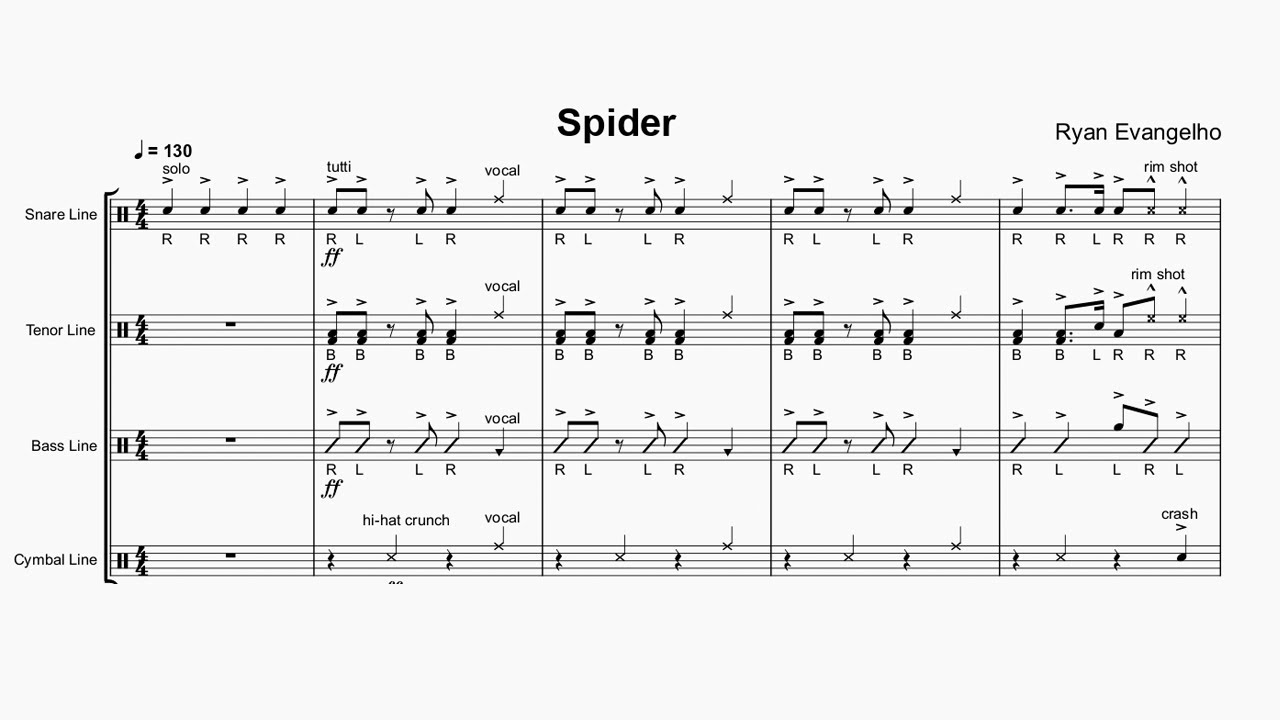 Beginner Drumline Hype Cadence - 