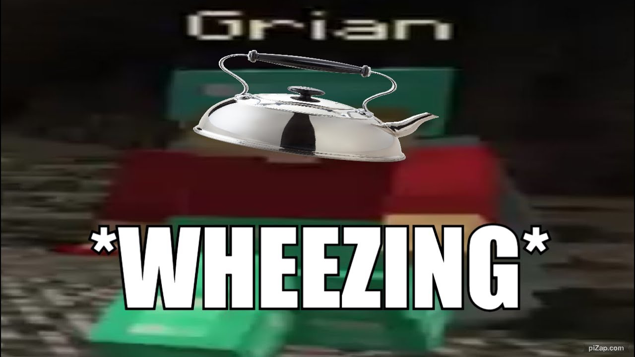 grian turning into a teakettle when laughing