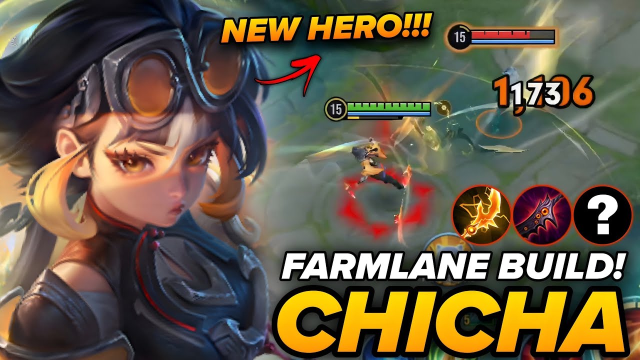 NEW HERO CHICHA FARMLANE IS INSANELY DEADLY! | CHICHA BROKEN BUILD & ARCANA - HONOR OF KINGS