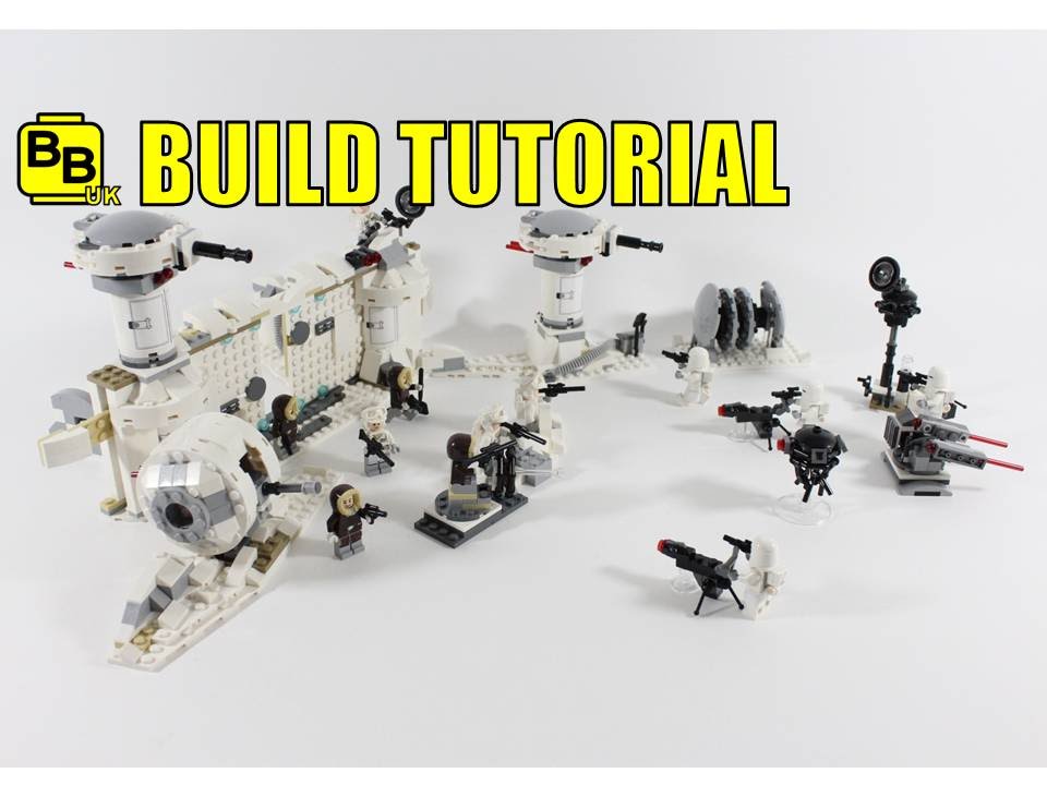 LEGO STAR WARS 75138 X4 MULTI-BUILD HOTH BASE BUILD TUTORIAL