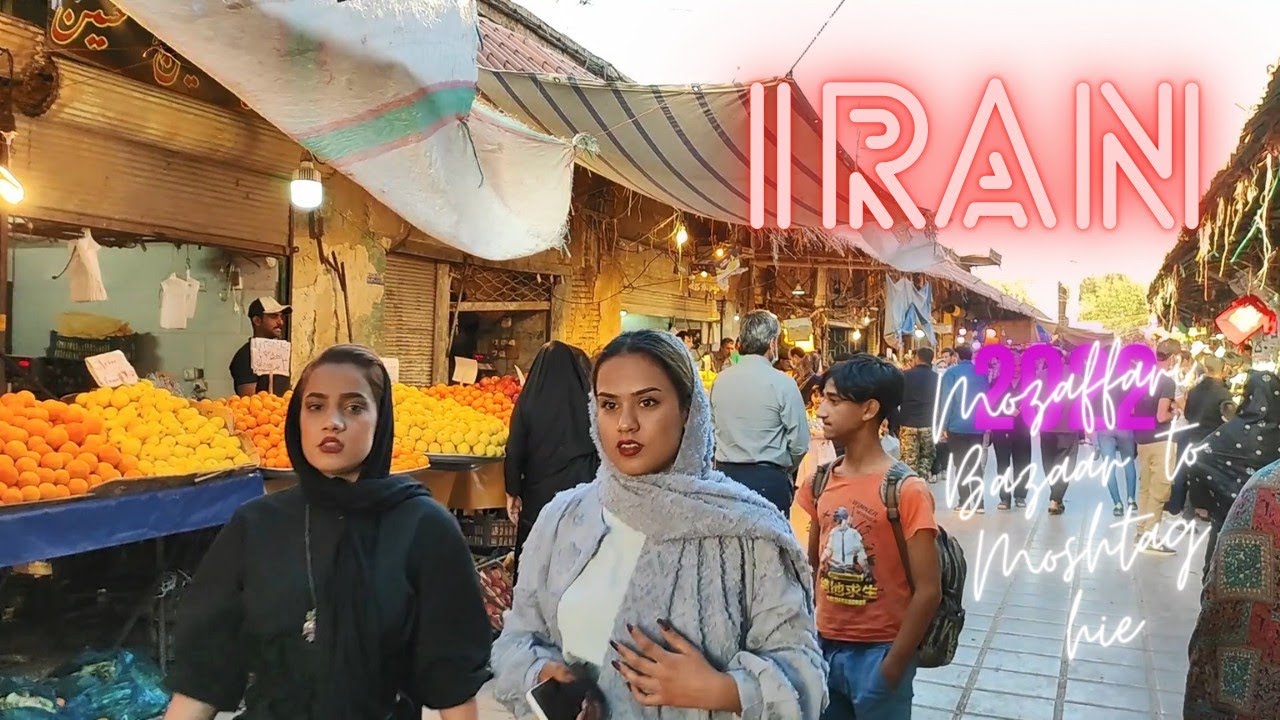 🇮🇷Kerman 2022 - Mozaffari Bazaar Walking tour