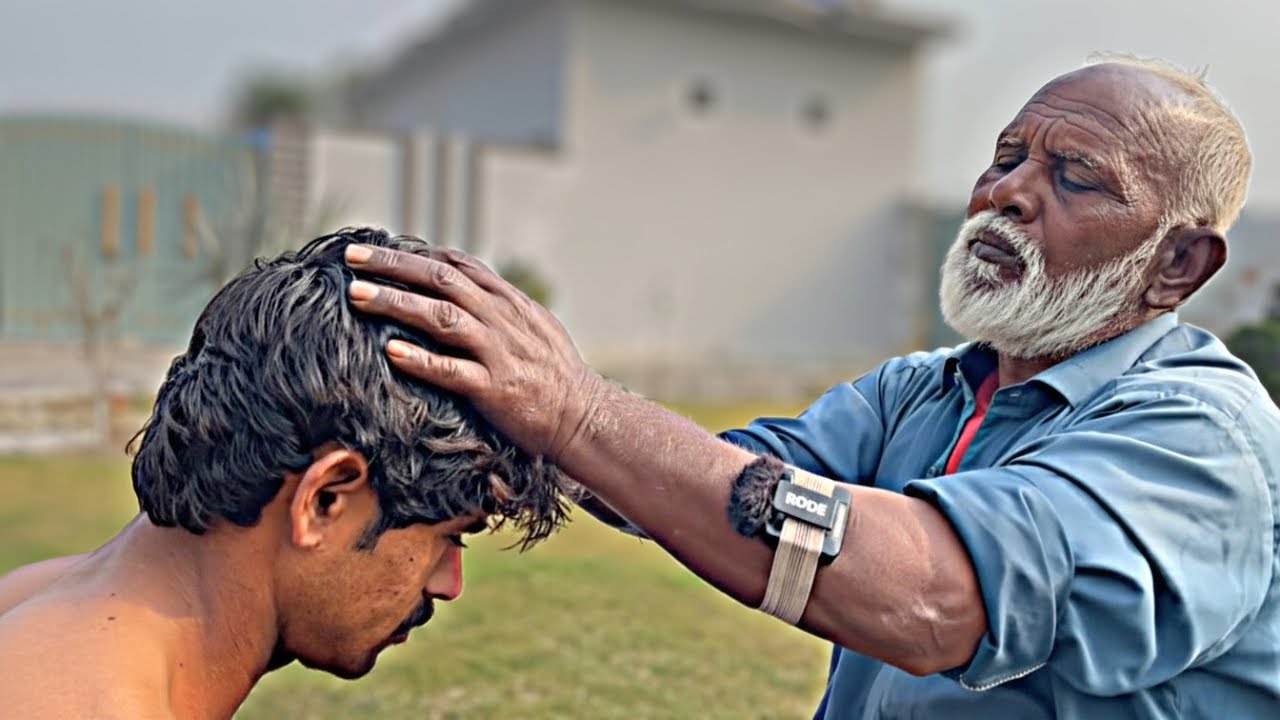 ASMR BABA KALLU HIGH PRESSURE HEAD & BACK MASSAGE | SUPER RELAXING CRACKS | DEEP SLEEP 