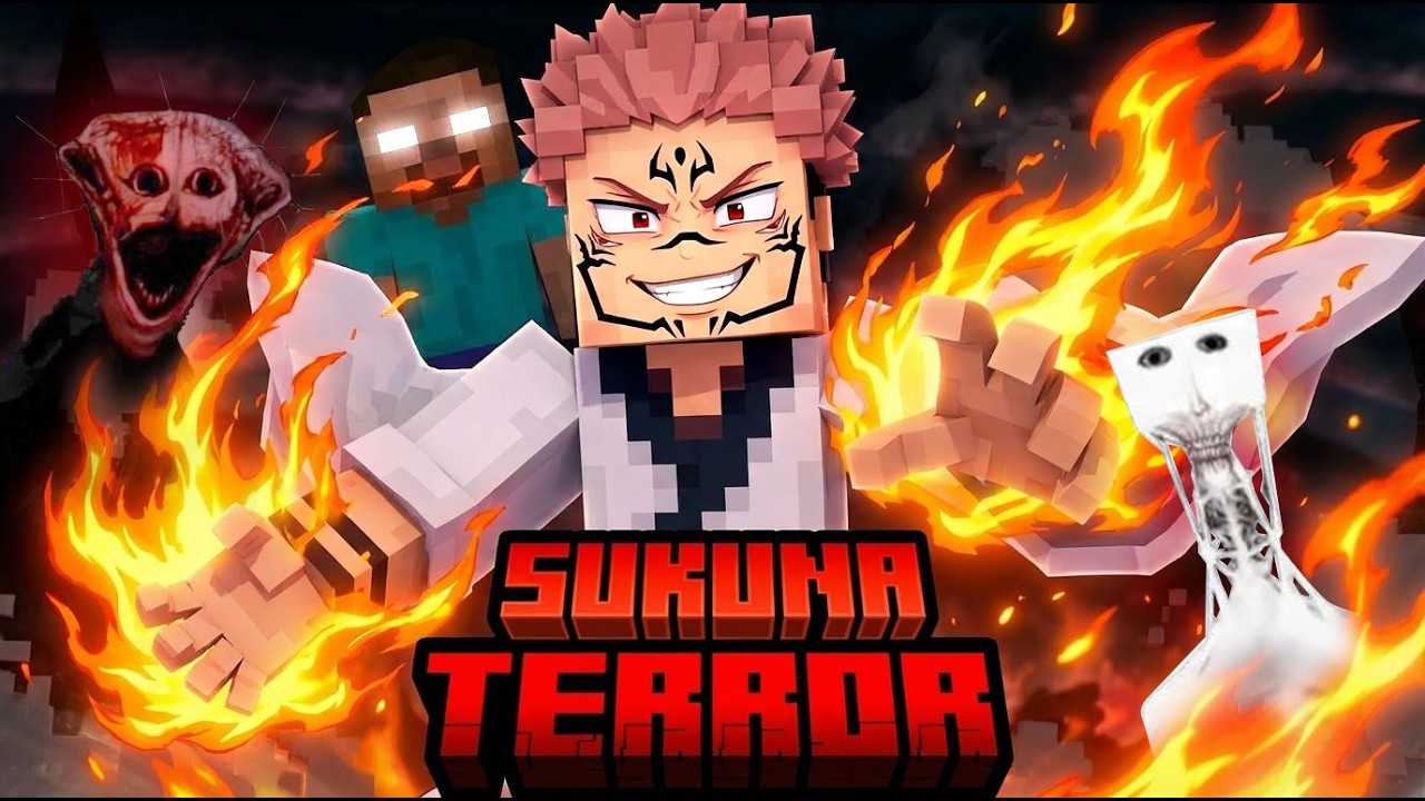 O Minecraft de TERROR ficou FÁCIL… porque eu sou o SUKUNA!