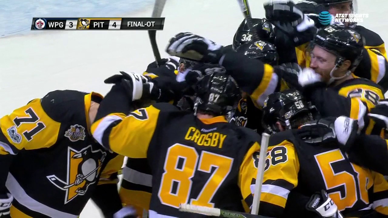 Crosby and Malkin with a beautiful play to end exciting OT
