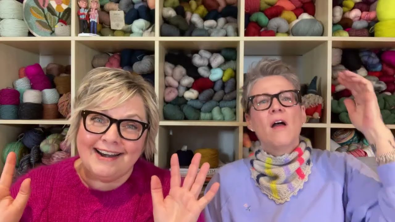 HAPPY NEW YEAR .. NEW KNIT CAST ONS & CHOOSING COLOURS...help!  (ep: 243)