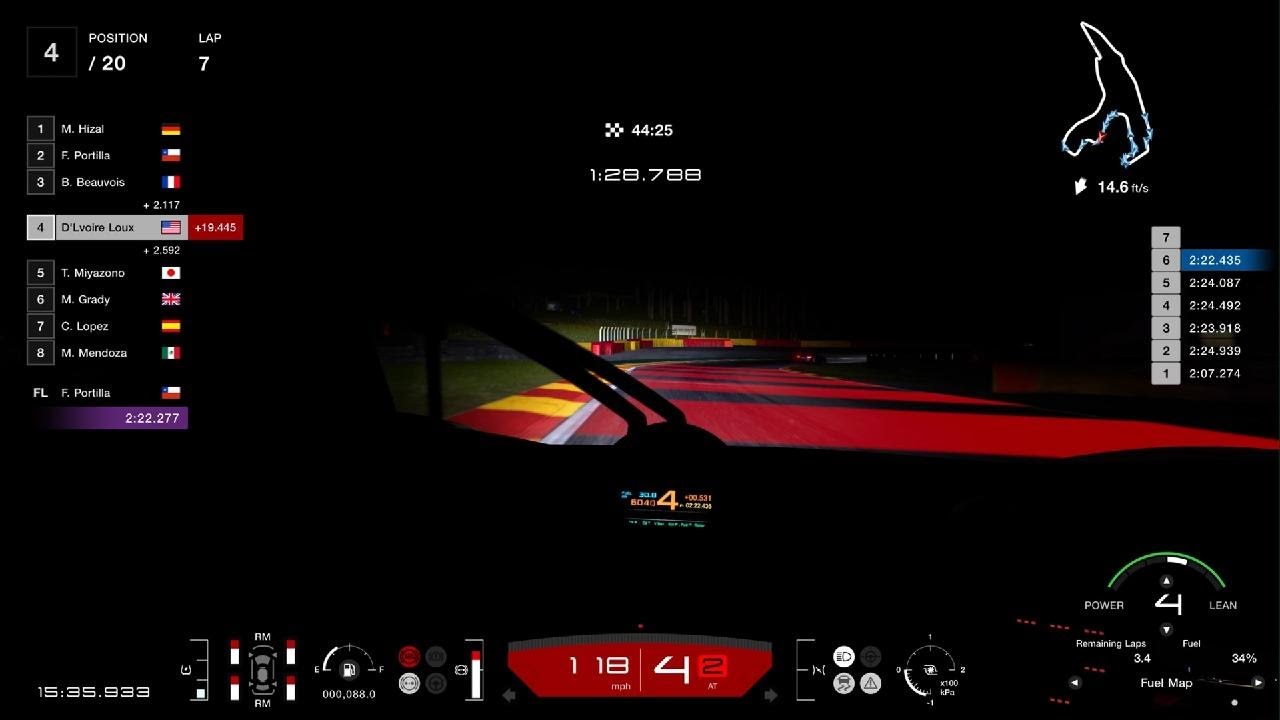 Gran Turismo 7 Belgium 24h Spa