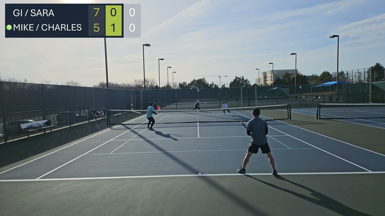 Tennis doubles at Frisco HS 1.1.26