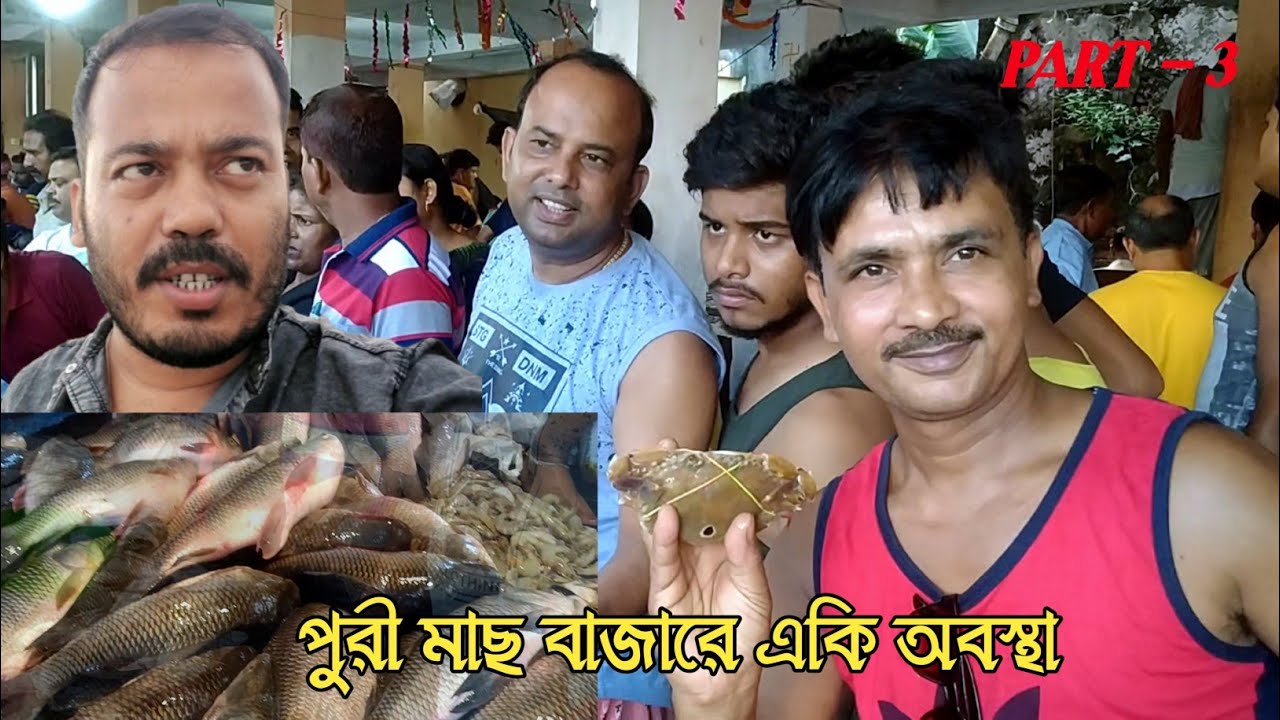 পুরী মাছ বাজারে একি অবস্থা 😔   |পুরী ভ্রমণ | Puri | daily vlog | life style vlog