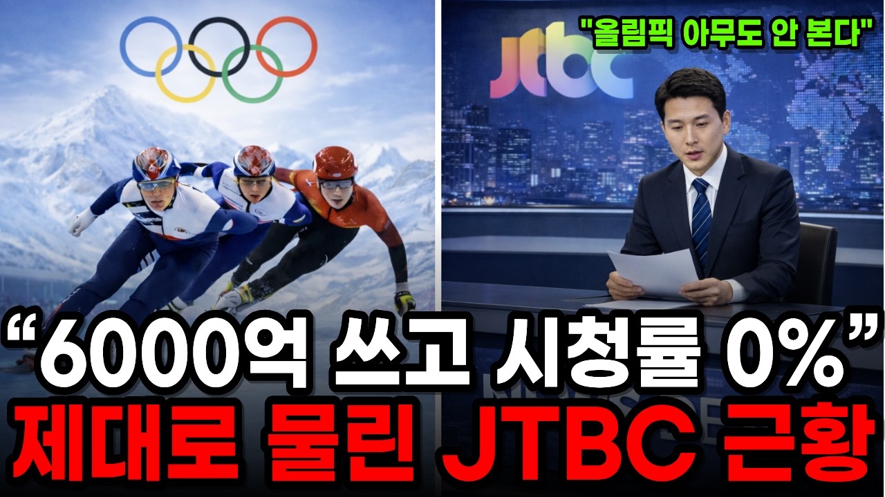 “밀라노 올림픽 고점에 제대로 물렸다” 시청률 0% 아무도 안 보는 올림픽에  JTBC 피눈물 흘리는 근황