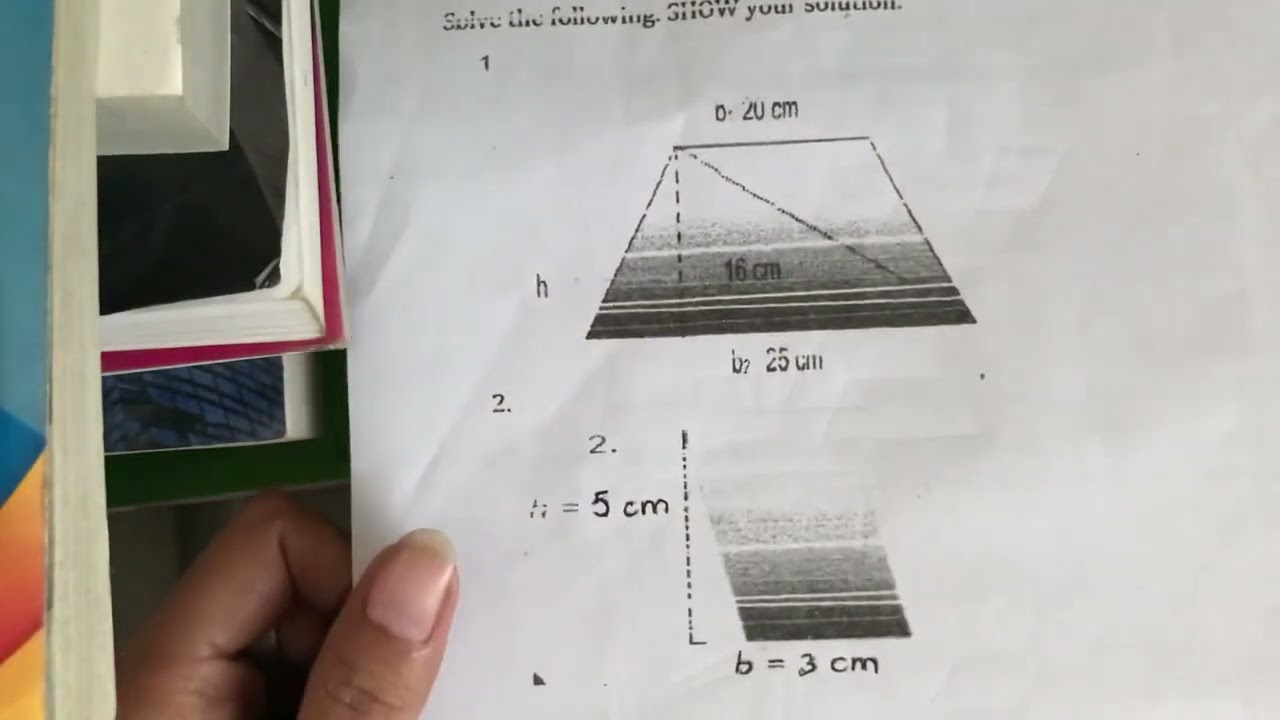 Tagalog- Area of Parallelogram, Trapezoid, Triangle, Square at Rectangle