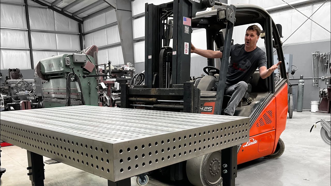 This Is The Best Welding Table Ever Made. Solid Cast Iron. 3000lbs