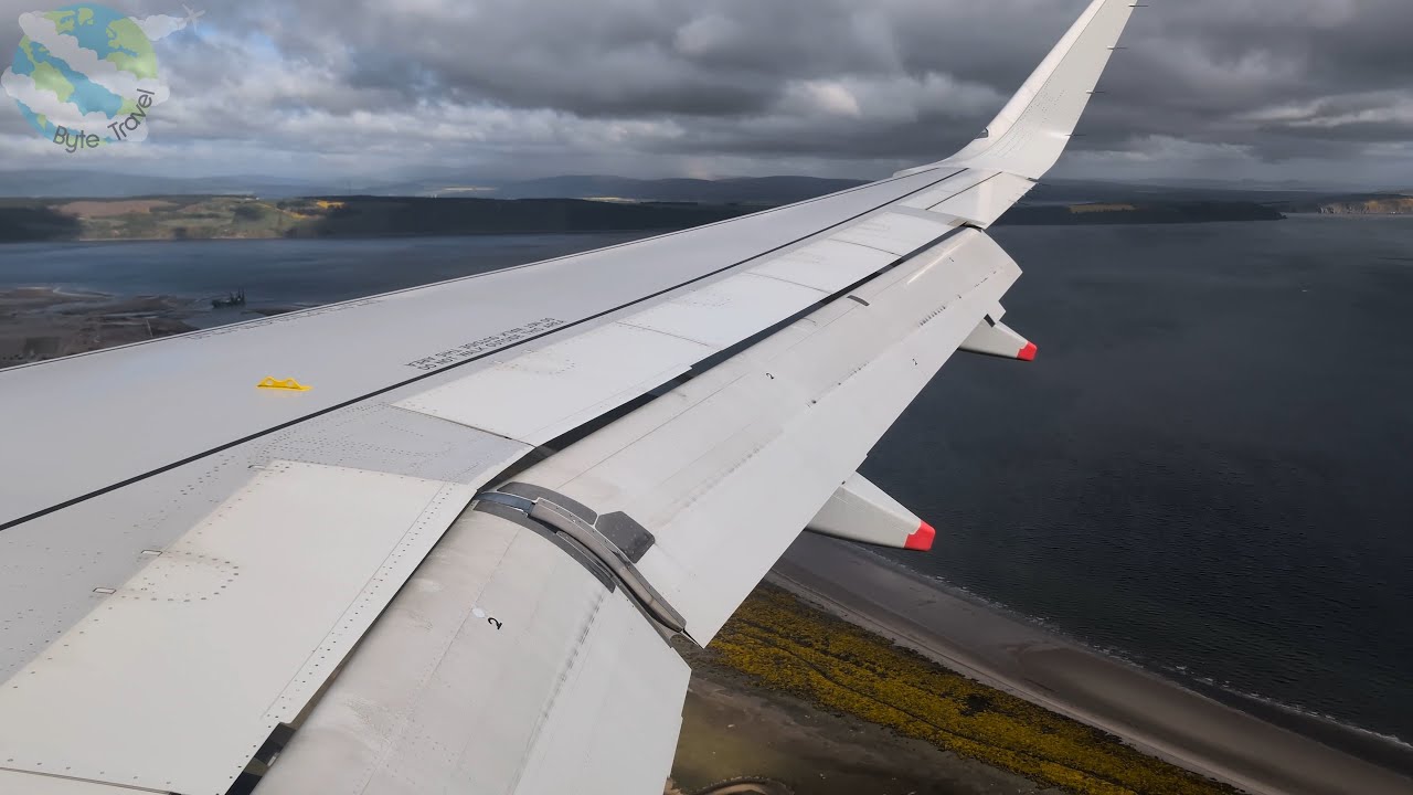British Airways Airbus A320neo Scenic Landing at Inverness | Beautiful Moray Firth Views