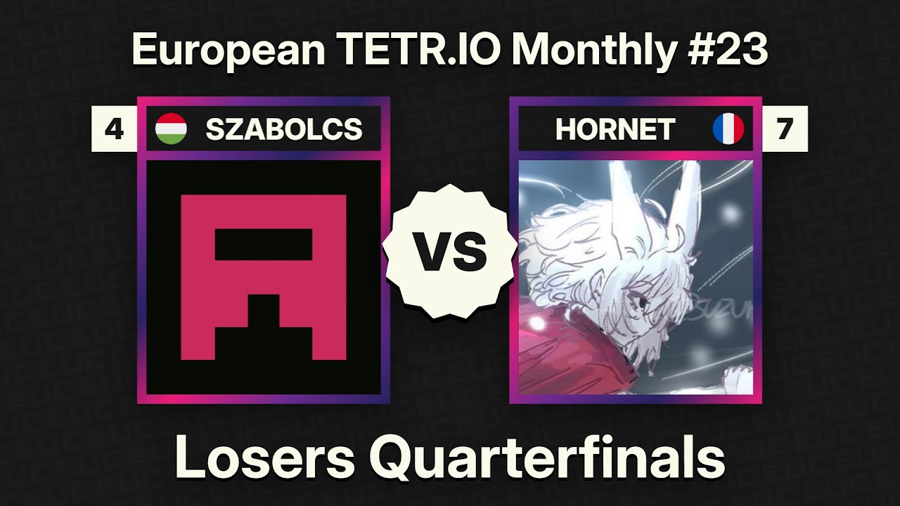 SZABOLCS vs HORNET – Losers Quarterfinals – European TETR.IO Monthly #23 – November 2025