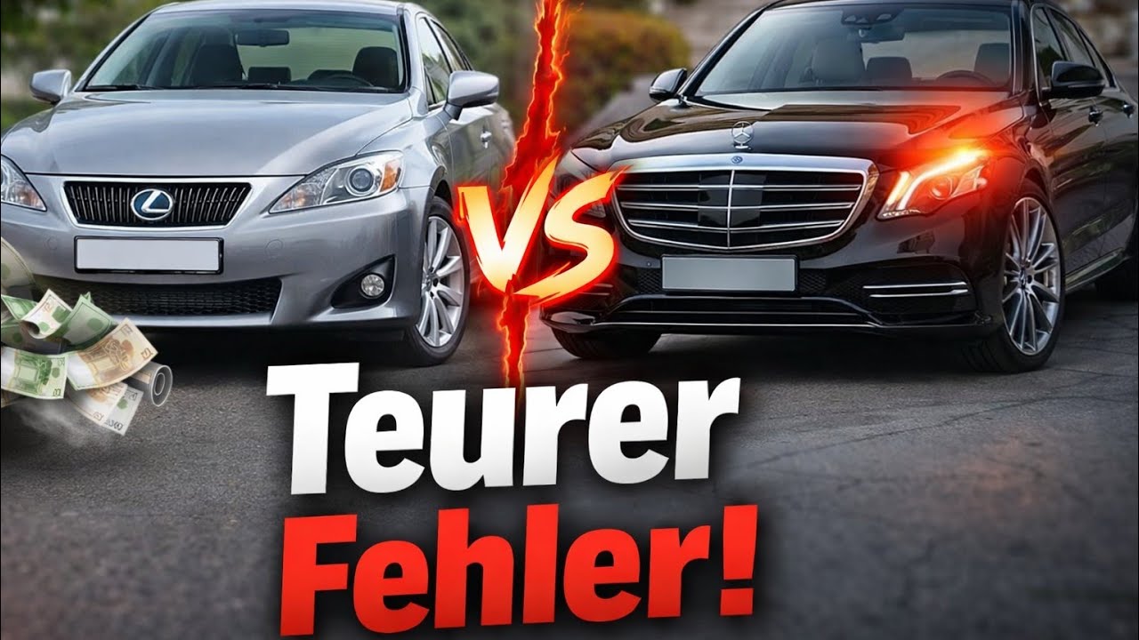 15.000€ Lexus vs. 150.000€ S-Klasse – Welche ruiniert dich zuerst?