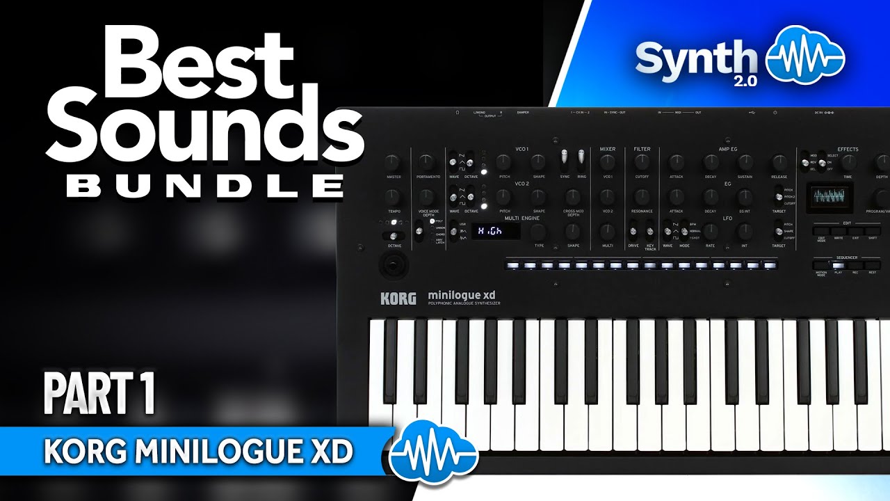 KORG MINILOGUE XD ♫ 196 Custom Sounds ► BEST SOUNDS NK BUNDLE | Part 1