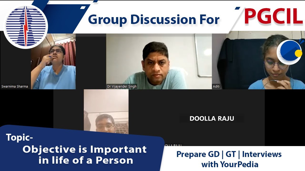 GD PGCIL Objective is Important in Life | PGCIL | Start GD GT Guidance for PSU's with YourPedia