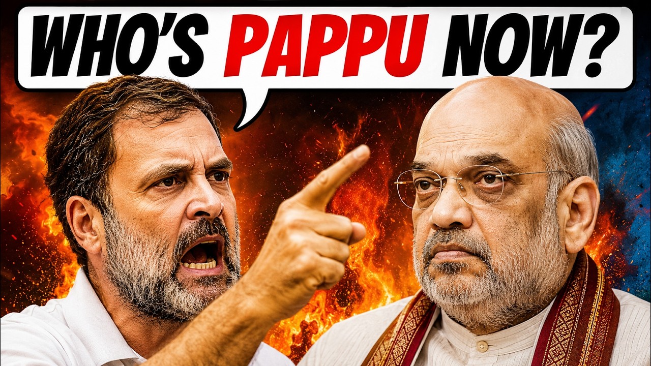 Rahul Gandhi vs Amit Shah: Who Is Pappu Now? | Latest Political Roast
