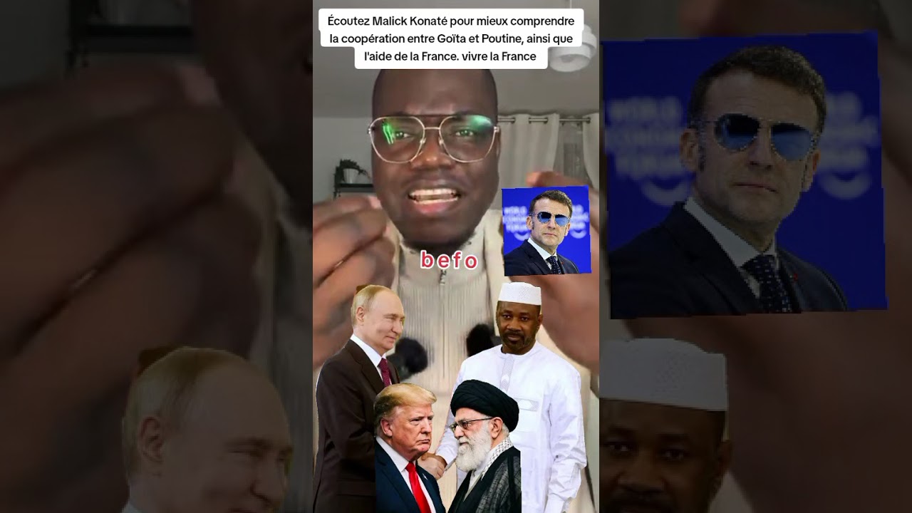 🦻👈  pour mieux comprendre la coopération entre Goïta et Poutine,l'aide de la France vivre la France