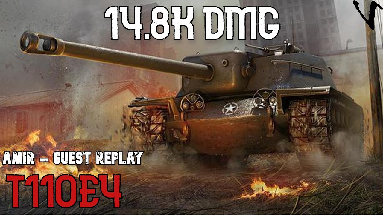 T110E4: 14.8K Damage: Guest Replay - A-_-M-_-l-_-R: WoT Console - World of Tanks Console