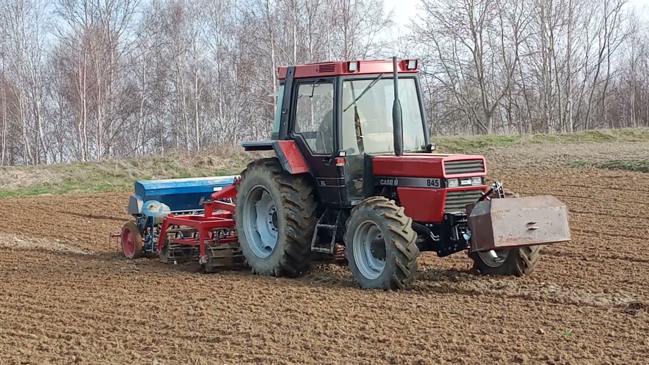 Test agregatu uprawowo-siewnego, sam + Case 845xl