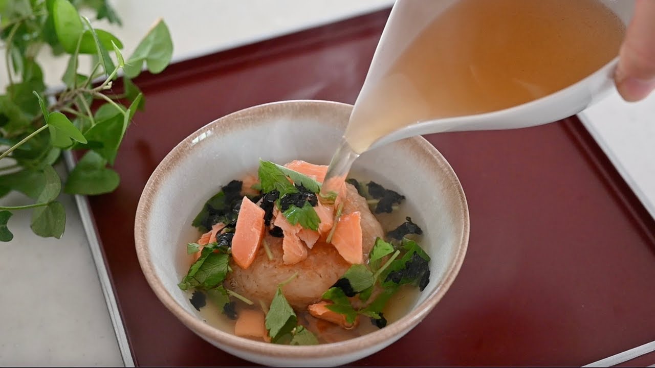 OCHAZUKE | Green Tea or Dashi over Rice | Healthy Japanese Fast Food | Quick Breakfast Idea