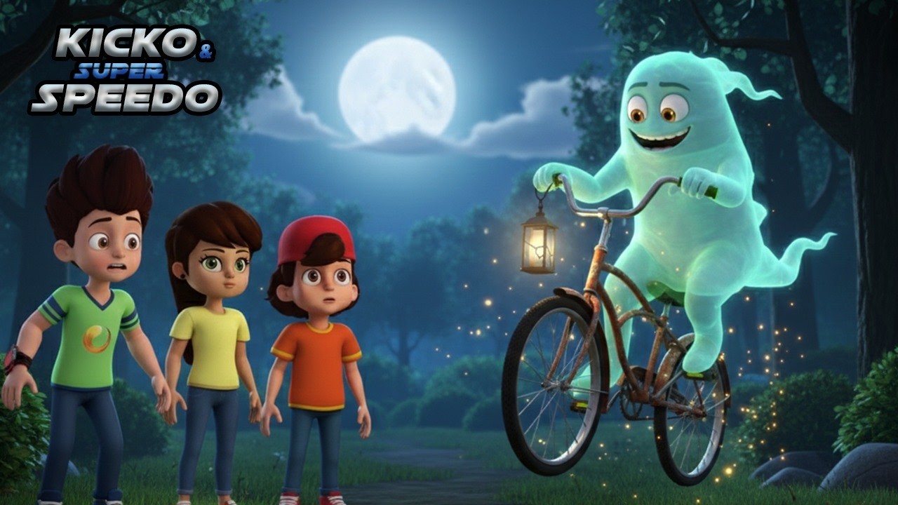 Kicko को मिली Funny Ghost Cycle जो खुद चलती थी | Kicko & Super Speedo |Episode In Hindi