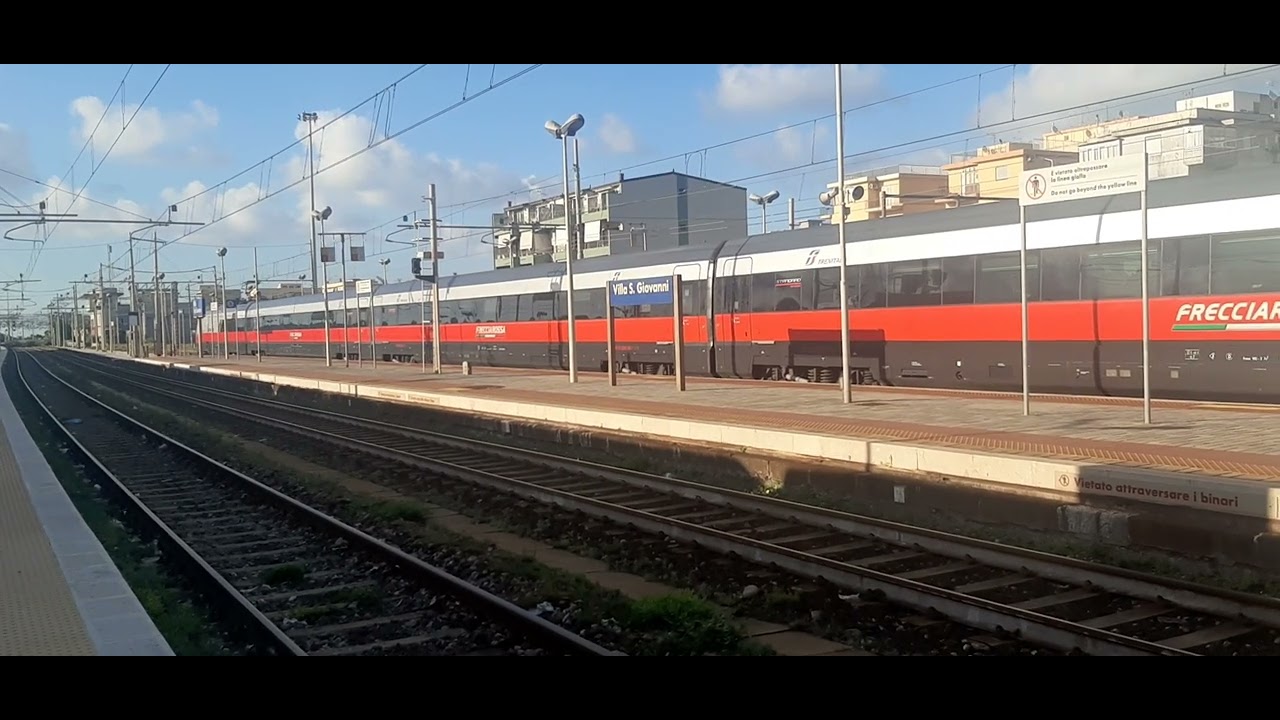frecciarossa torino pn -Reggio Calabria  in arrivo e partenza da villa San giovanni