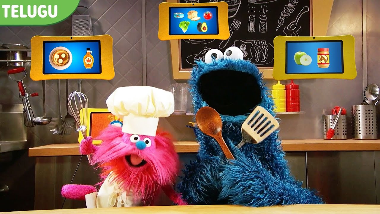 Cookie Monster's Foodie Truck: Yummy Sandwiches & Pancakes!