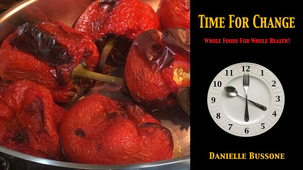 Roasting & Freezing Red Bell Peppers