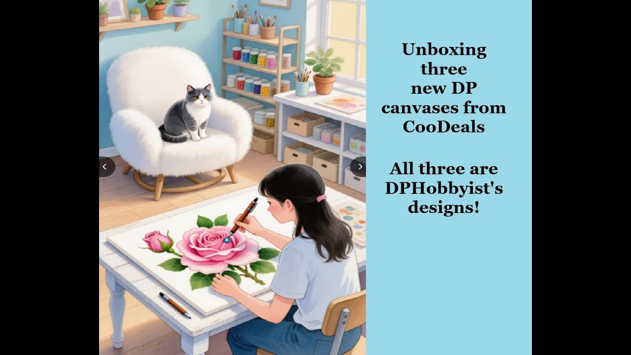 Join me for an unboxing of 3 diamond painting kits from Coodeals. Amazing quality & budget friendly!