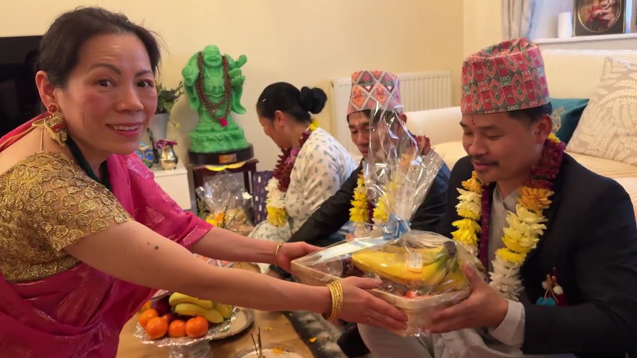 Tihar special || भाईटिका मनाउदै with family in UK