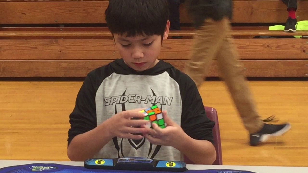 Monument Mountain Winter 2017, Ribik's Cube 25.56 second solve