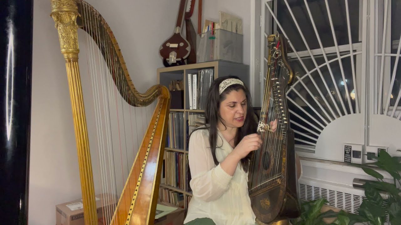 Drink to Me Only With Thine Eyes-Dital Harp cover Mia Theodoratus