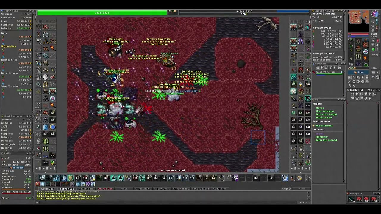 Hunt SoulWar Rotten Golem (500 -600)