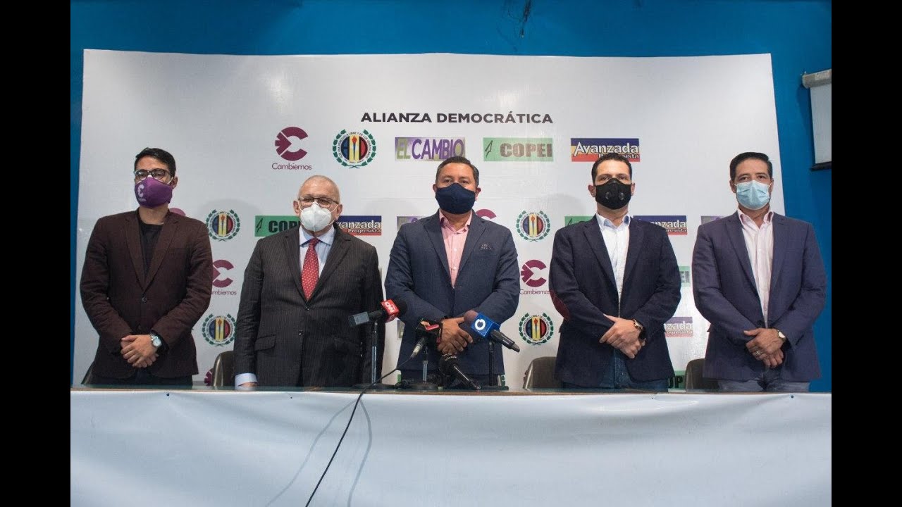 Bertucci: Se van a presentar 5 tarjetas de la alianza democrática