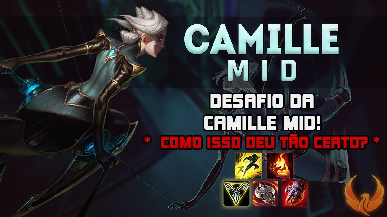 DESAFIO DA CAMILLE MID! *COMO ISSO DEU TÃO CERTO?* - CAMILLE MID GAMEPLAY [PT-BR]
