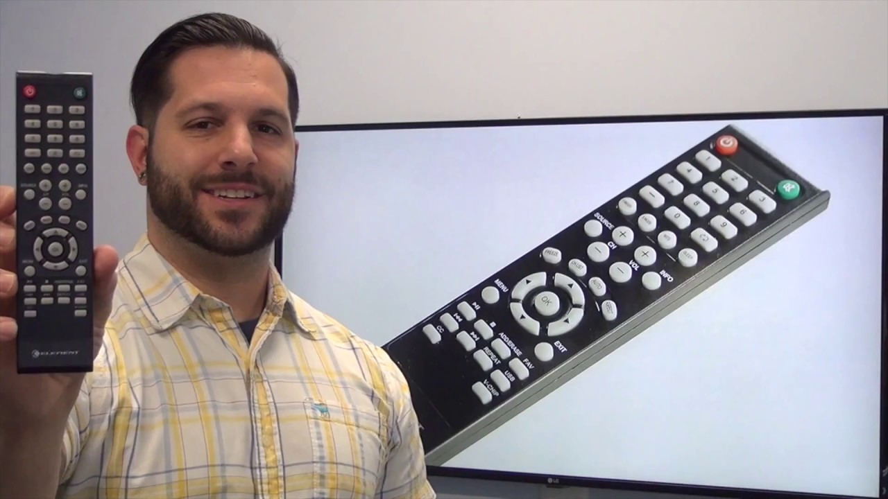 Element JX8036A V.2 TV Remote Control