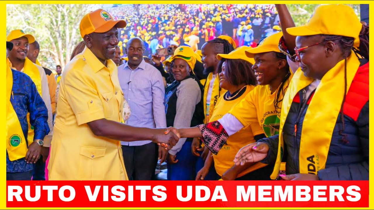 LIVE:RUTO ADDRESSING UDA MEMBERS IN KAREN