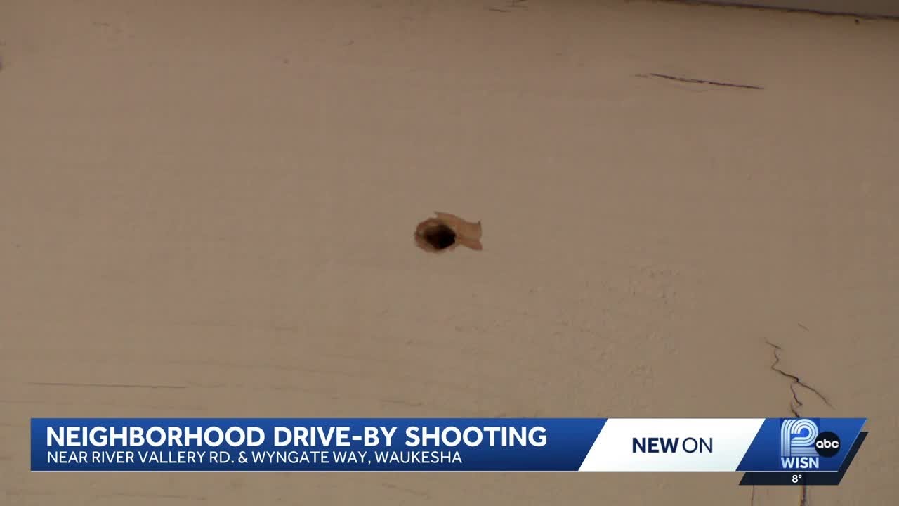 Drive-by shooter targets homes on Waukesha street, police investigate