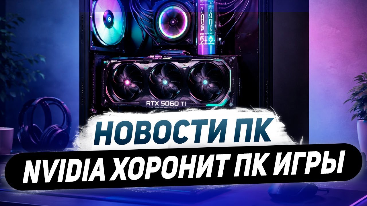 Конец ПК от Nvidia, убрали RTX 5060 Ti, лимиты GeForce Now, DLSS 3 на RDNA 3